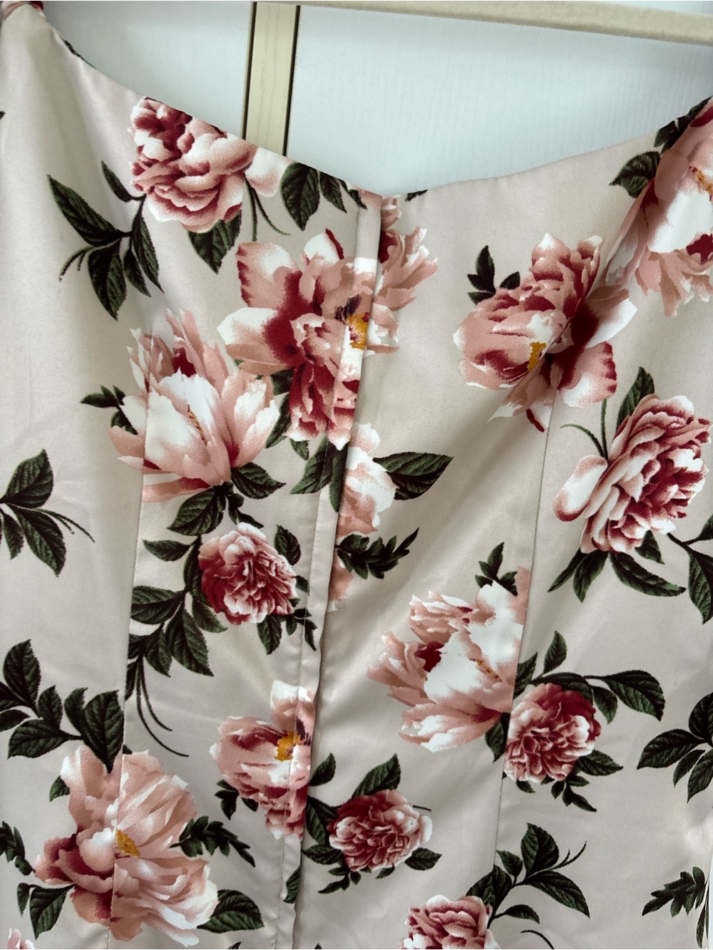 Hand Made Floral Ruffle Mini Dress Cottagecore Coquette Romantic Pink Wedding - Picture 6 of 11